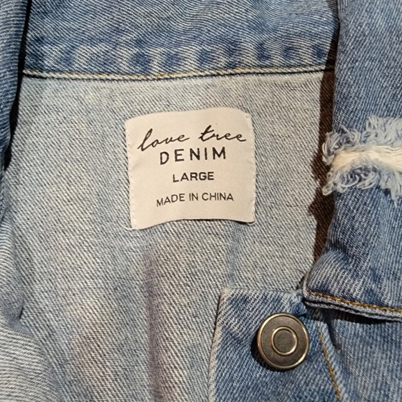 Love tree denim Jacket - Picture 8 of 9